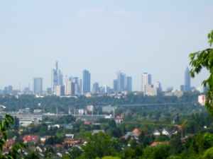 Skyline von Frankfurt am Main von Christiane Witt - Feng Shui Beratung