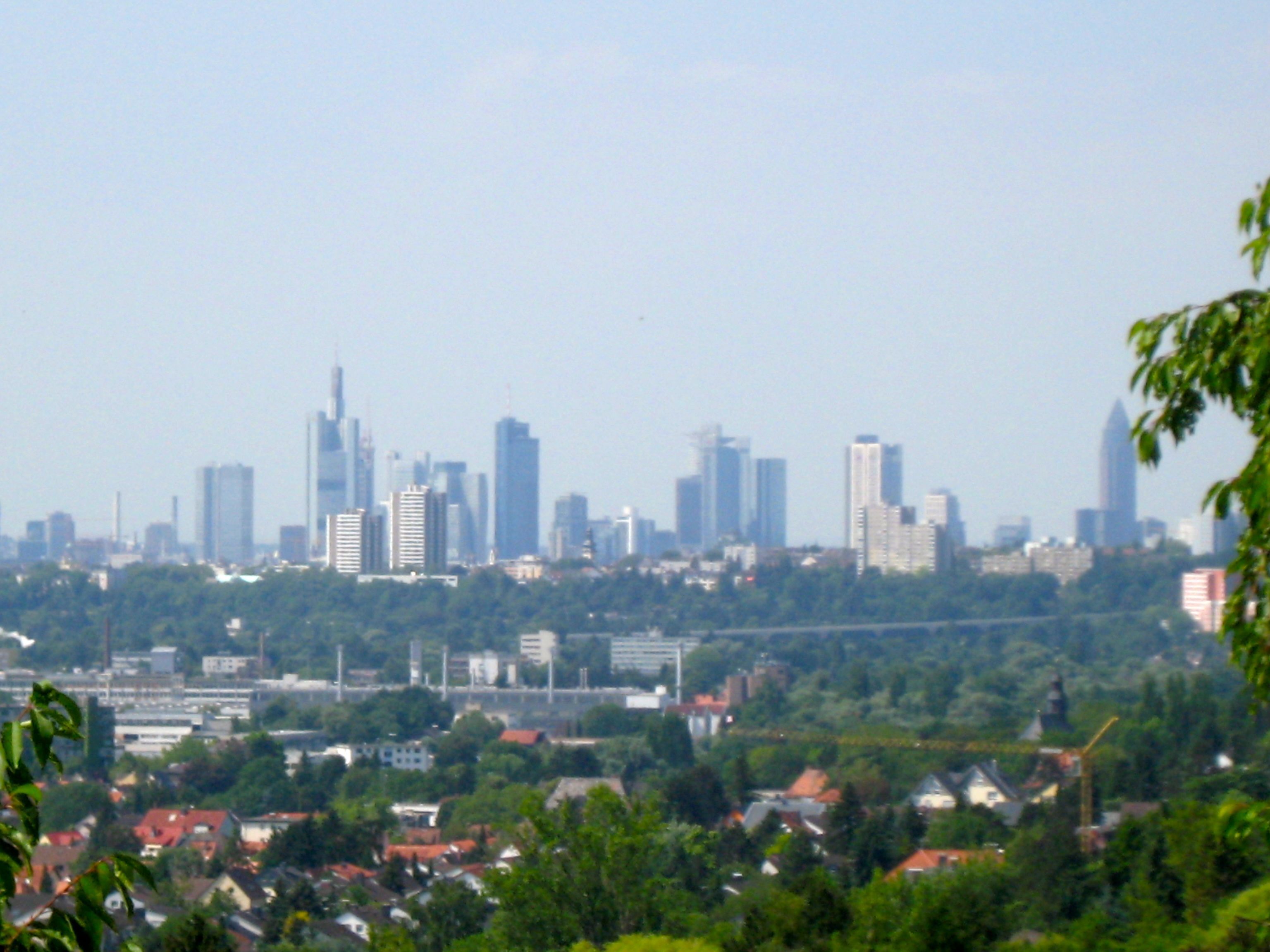 skyline frankfurt am main element holz christiane witt feng shui beratung Skyline von Frankfurt am Main von Christiane Witt - Feng Shui Beratung