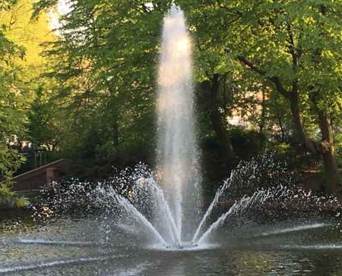 Springbrunnen in Frankfurt am Main - Christiane Witt - Feng Shui Beratung