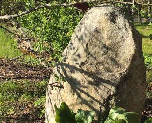 Steinsetzung von Christiane Witt Feng Shui Beratung