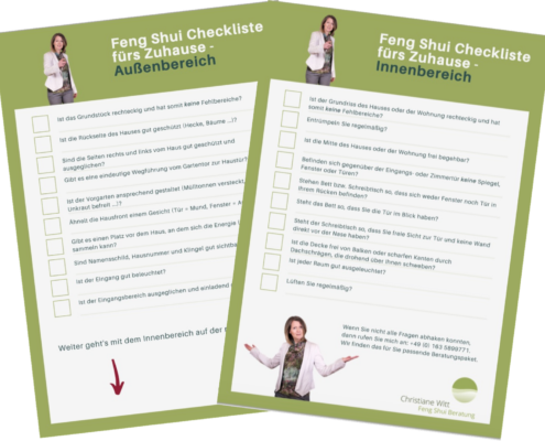 Feng Shui Checkliste fürs Zuhause - Christiane Witt - Feng Shui Beratung